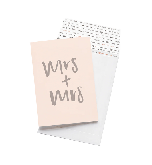 Mrs + Mrs Card