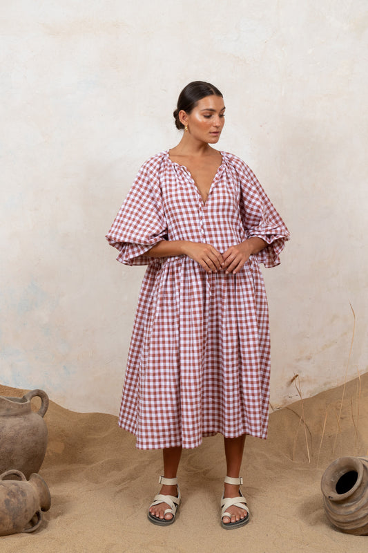 Tilly Midi Primrose Gingham