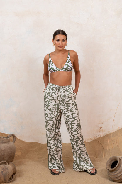 Ziggy Pant Moss Print