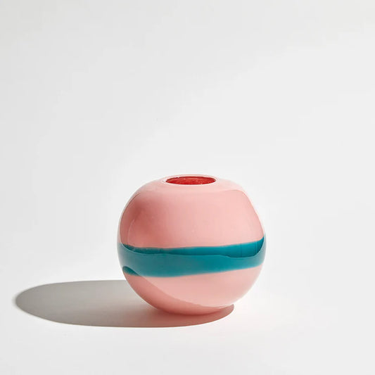 Wonder Vase Medium Pink/Teal