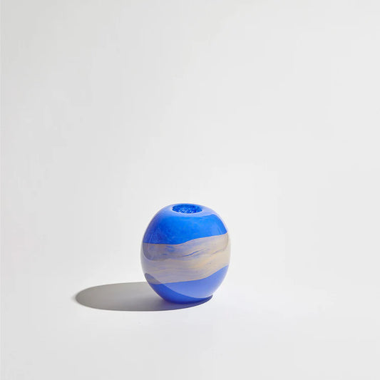 Wonder Vase Small Cobalt/Natural
