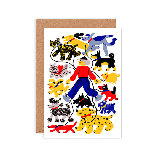 Art Card Dog Walker