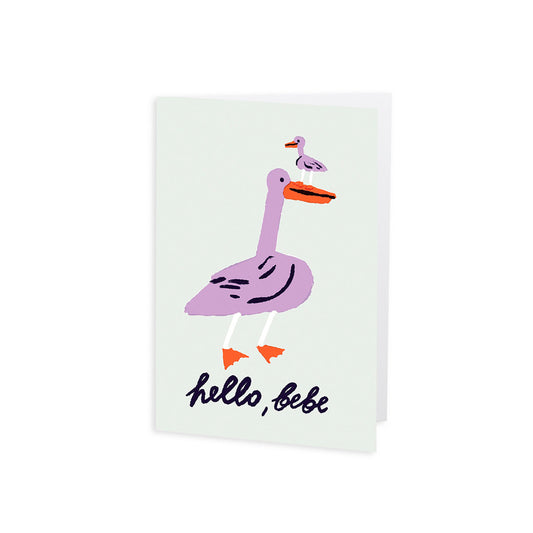 HELLO BEBE card