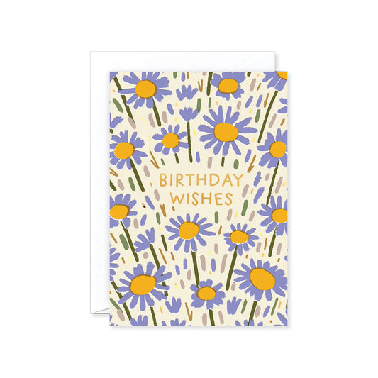 Flower Field Birthday Card
