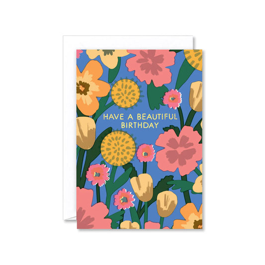 Flower Birthday Card