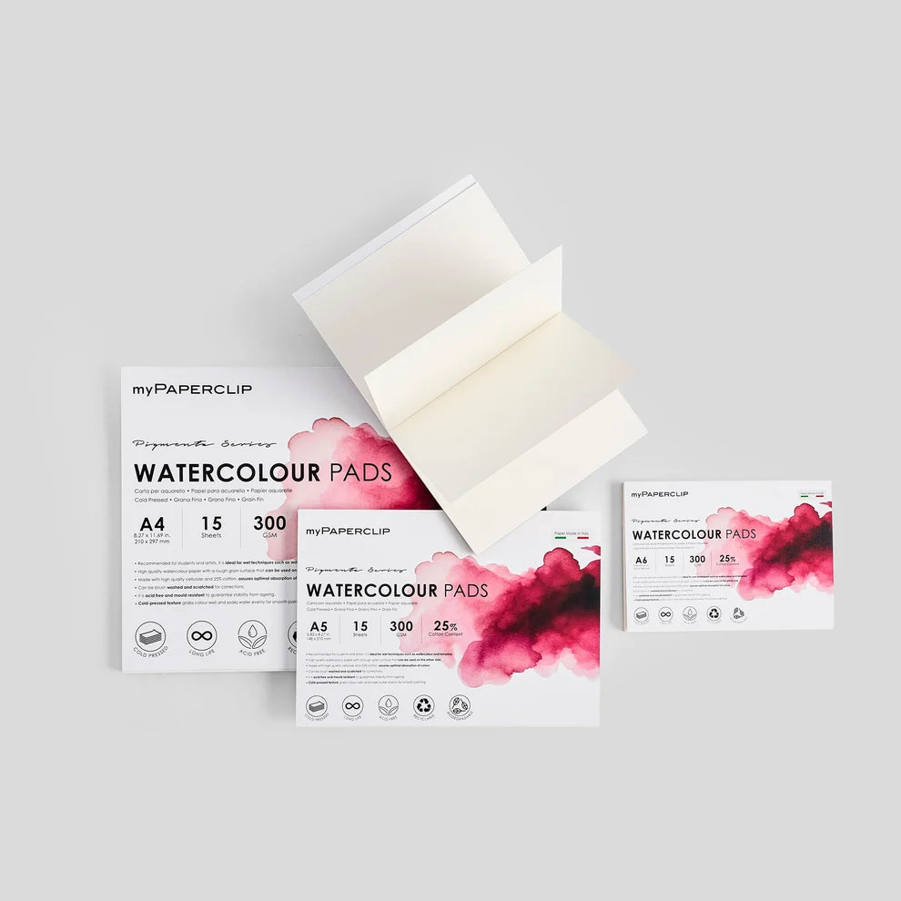 Watercolour Pad 300gsm 15 Sheets