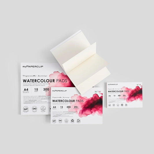 Watercolour Pad 300gsm 15 Sheets