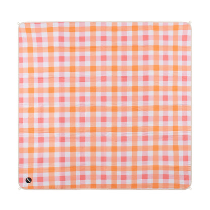 Medium Mat Watermelon Peach Check