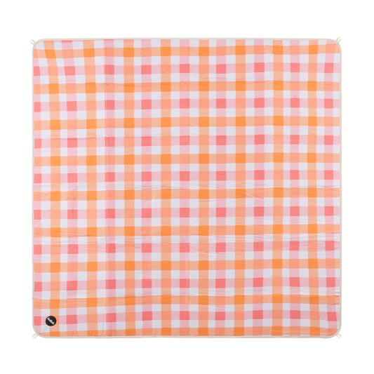 Medium Mat Watermelon Peach Check
