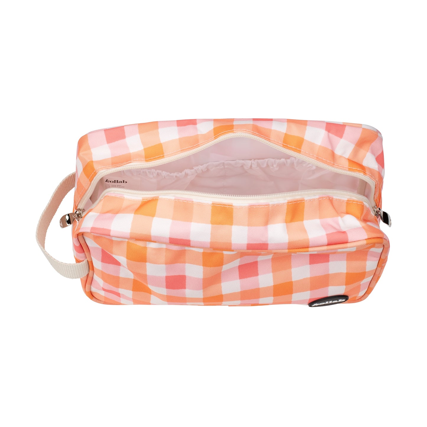 Travel Bag Watermelon Peach Check
