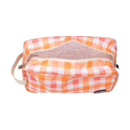 Travel Bag Watermelon Peach Check