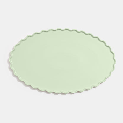 Ceramic Wave Platter Mint