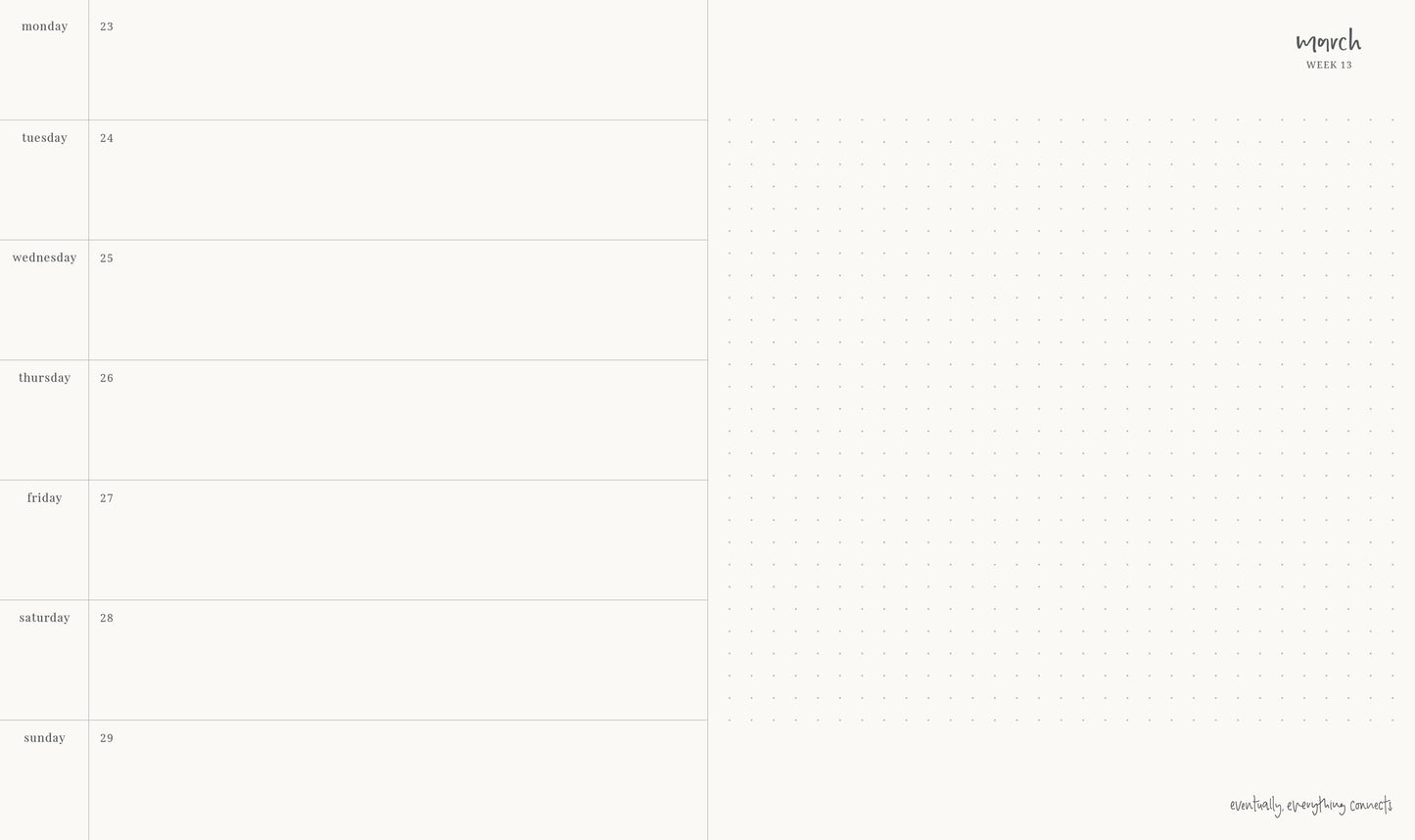 2026 Planner ~ Signature Horizontal Weekly CLEMENTINE