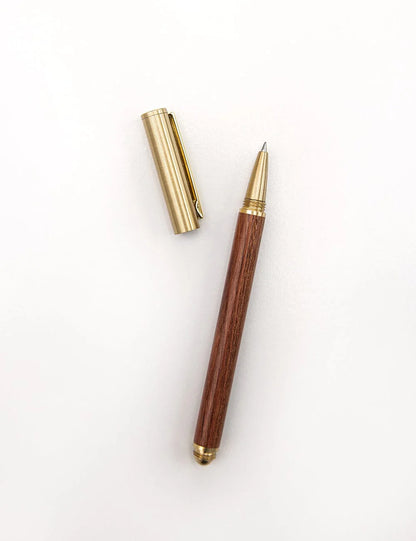 Wood Brass Pen