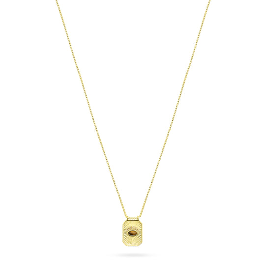 Talisman Pendant Necklace- Tiger's Eye