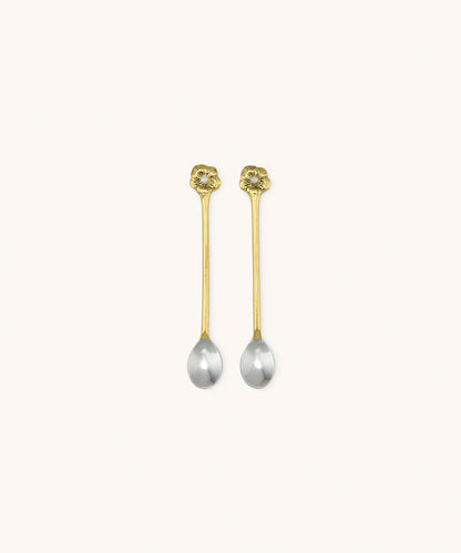 Zoey Flower Teaspoon Set