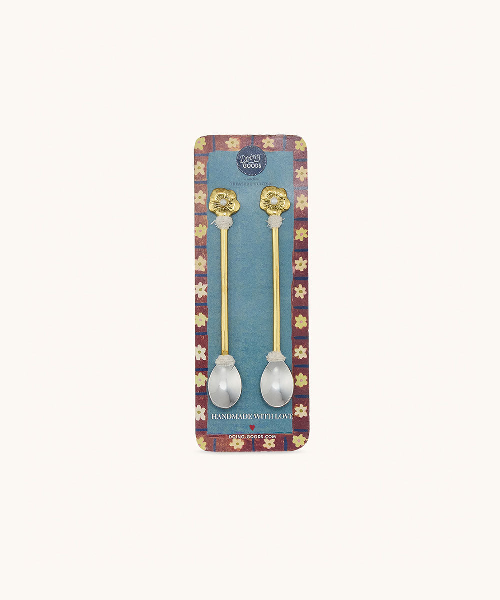Zoey Flower Teaspoon Set
