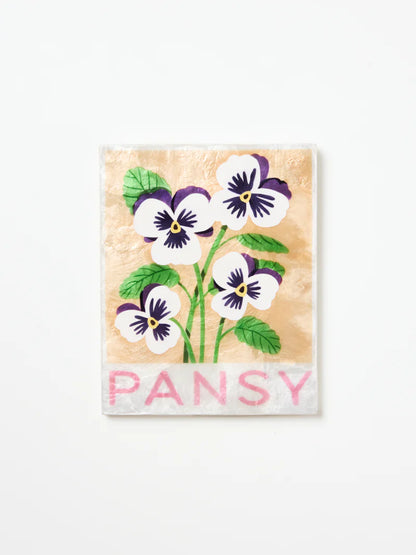 Market Pansy Wall Art