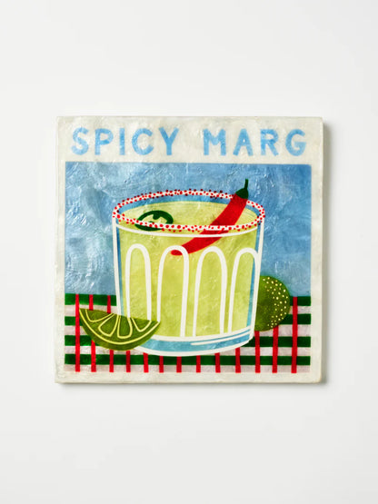 Jones Co Spicy Marg Wall art tile