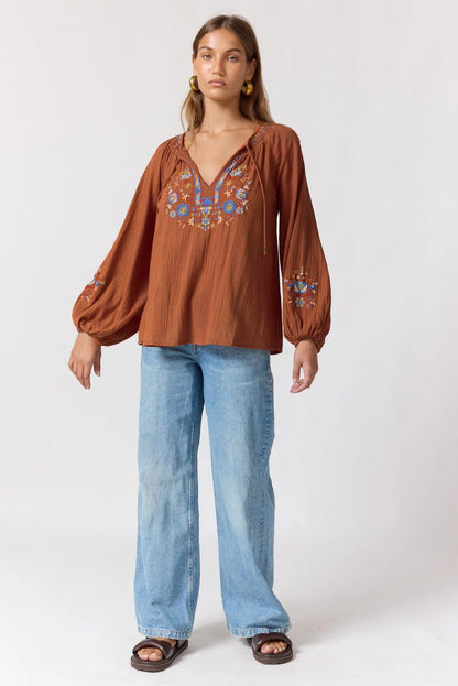 Lane Blouse ~ Espresso