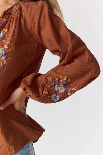 Lane Blouse ~ Espresso