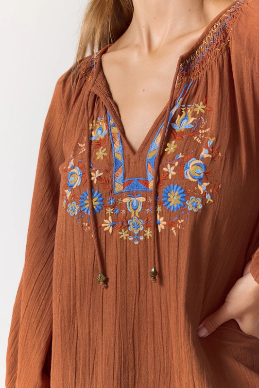 Lane Blouse ~ Espresso