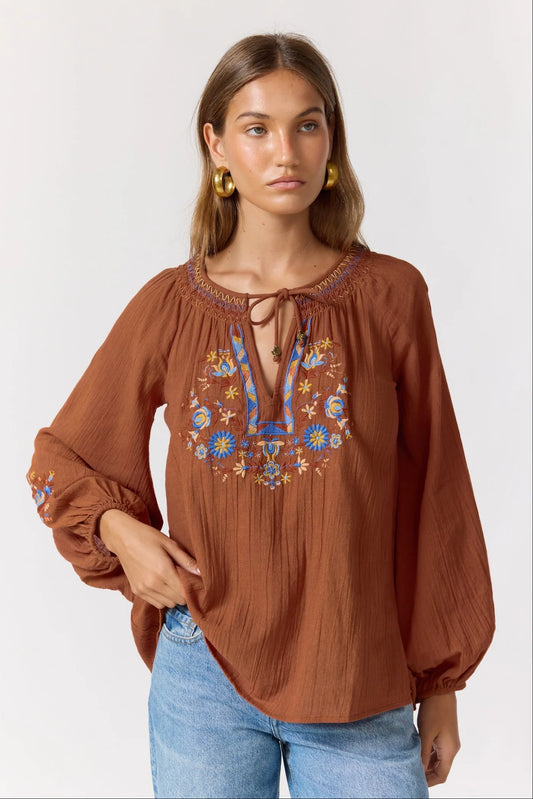 Lane Blouse ~ Espresso