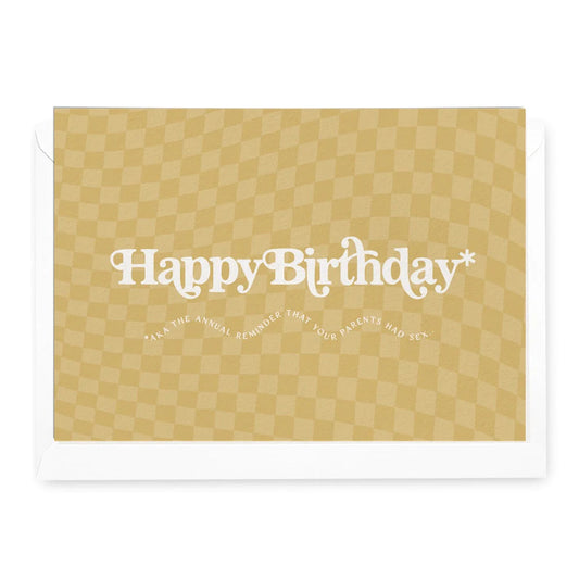 Annual Reminder Birthday