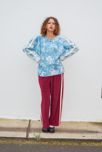 Lounge LS Tee ~ Cloud Tie Dye