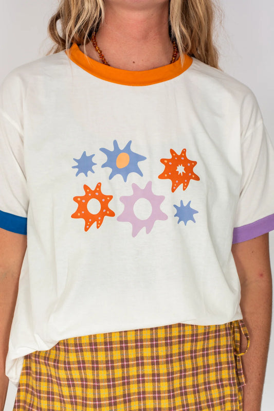 Artist Tee - Ringer Tee SEA STARS