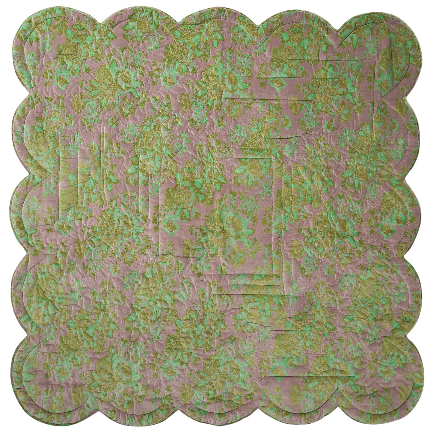 Valeria Scalloped Quilted Bedcover