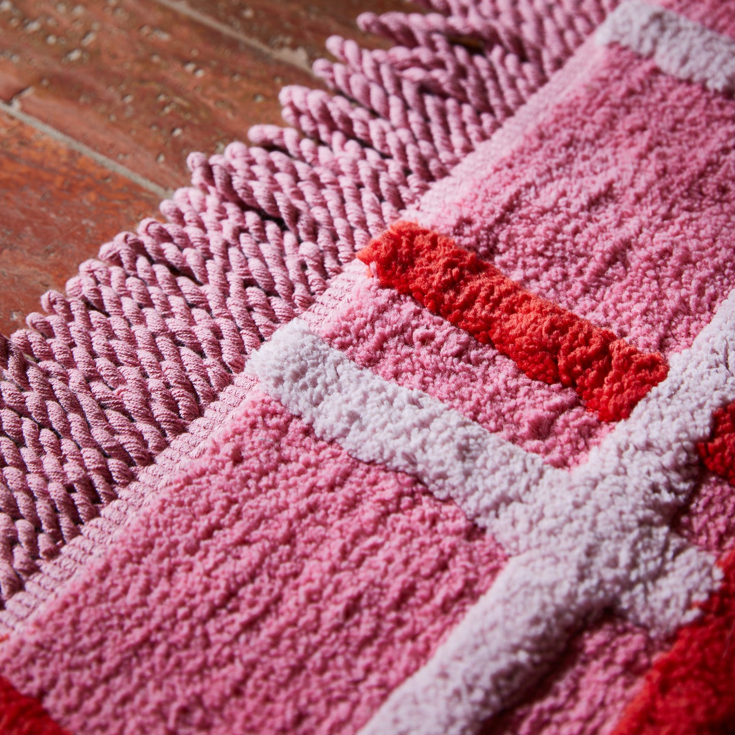 Karina Bath Mat - Rosewood