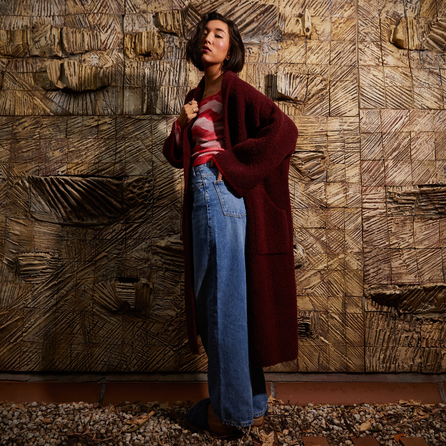 Mai Coatigan - Rosewood