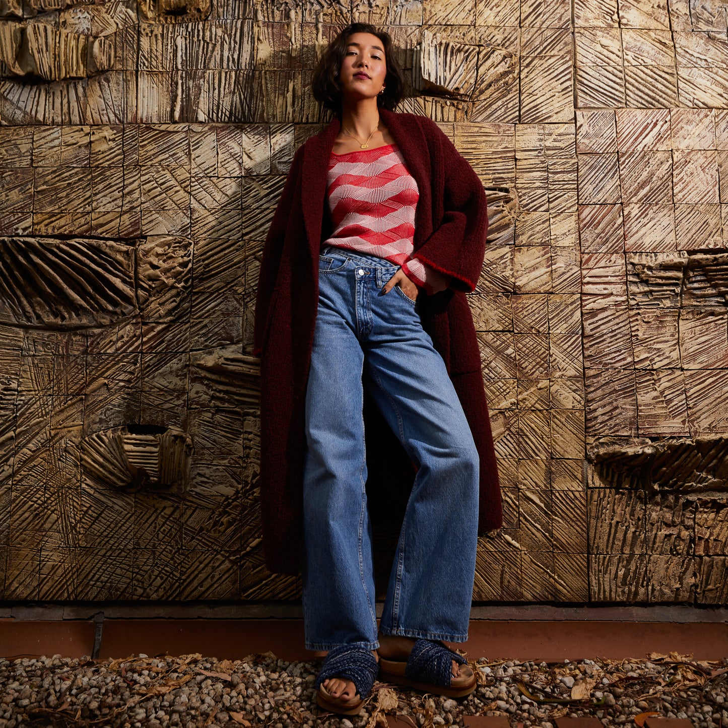Mai Coatigan - Rosewood