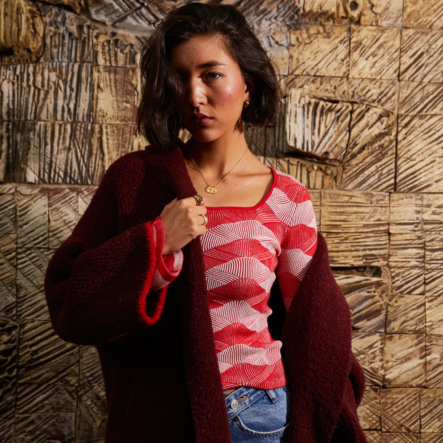 Mai Coatigan - Rosewood