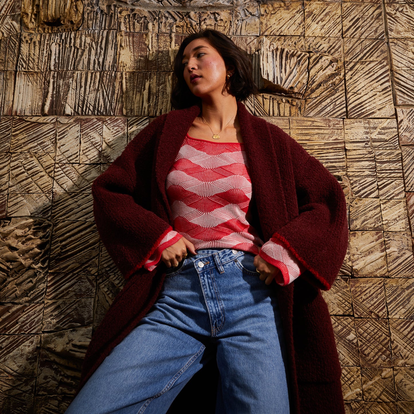 Mai Coatigan - Rosewood