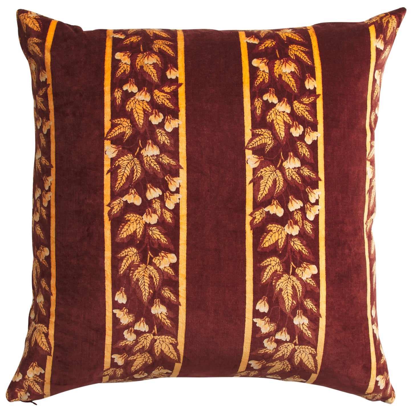 Agata Velvet Cushion - Rosewood
