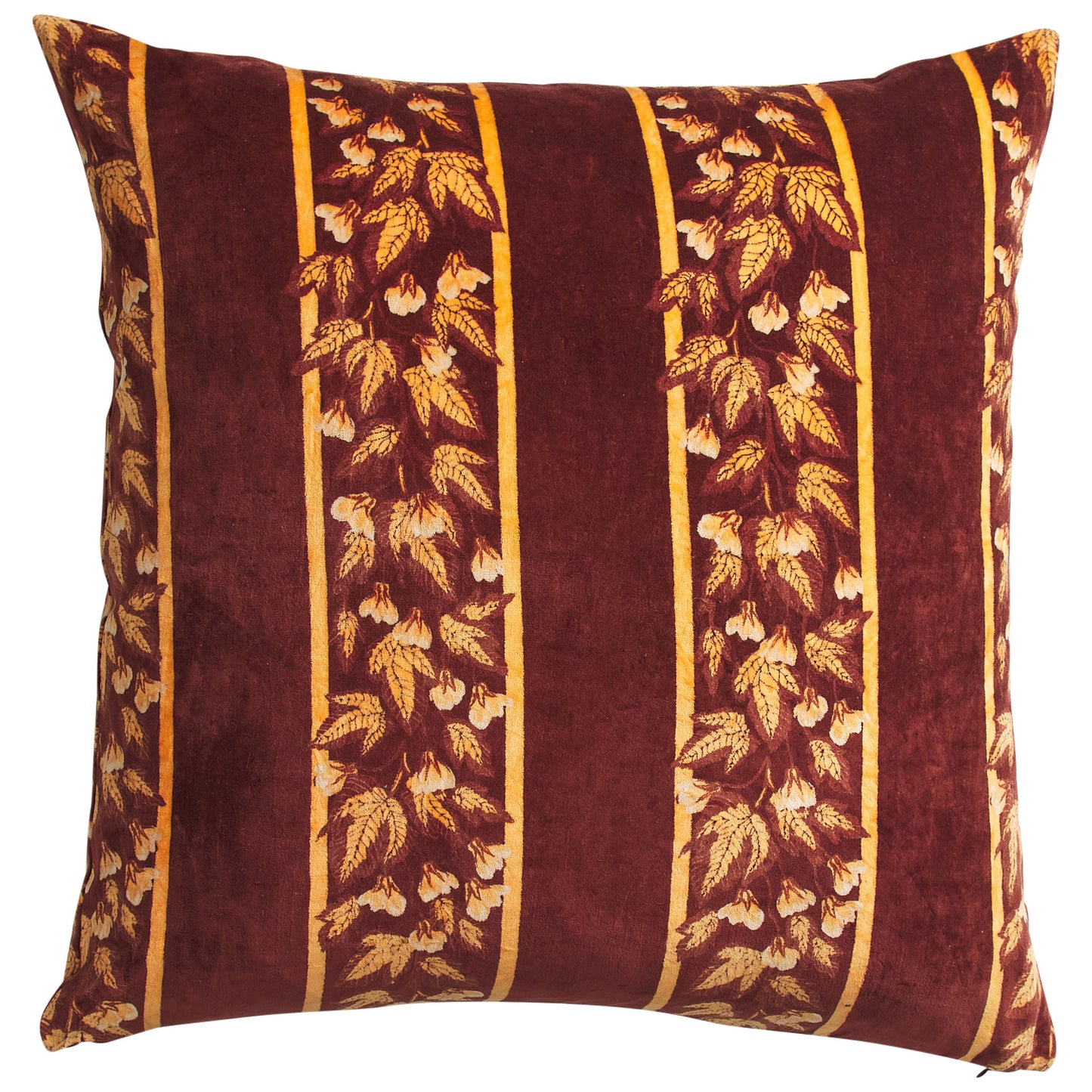 Agata Velvet Cushion - Rosewood