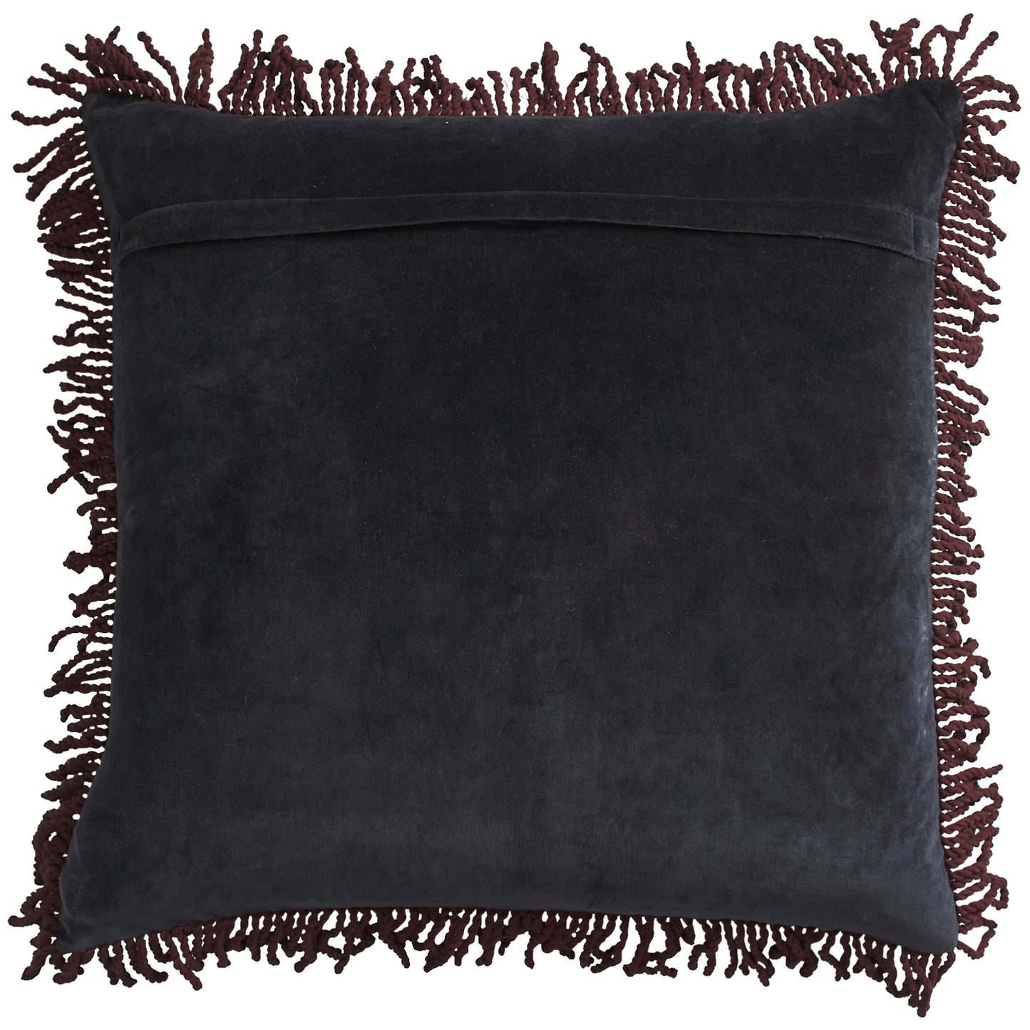 Andrea Velvet Cushion - Ink