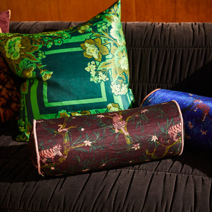 Andrea Bolster Cushion - Rosewood