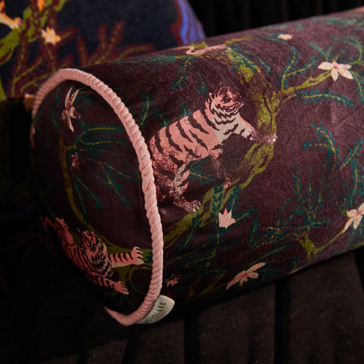 Andrea Bolster Cushion - Rosewood