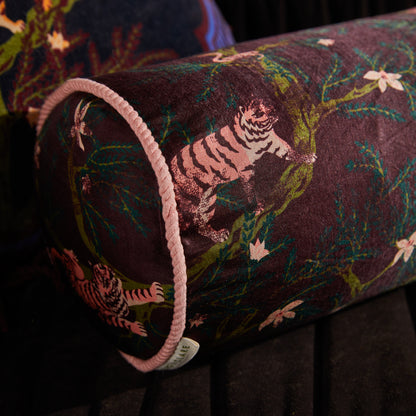 Andrea Bolster Cushion - Rosewood