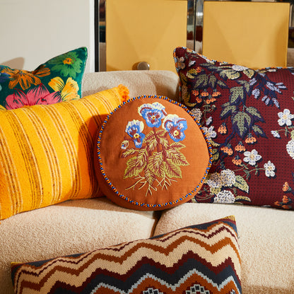 Helena Embroidered Cushion