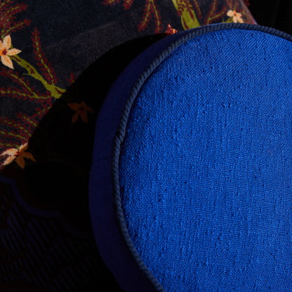 Dana Round Cushion - Ultramarine