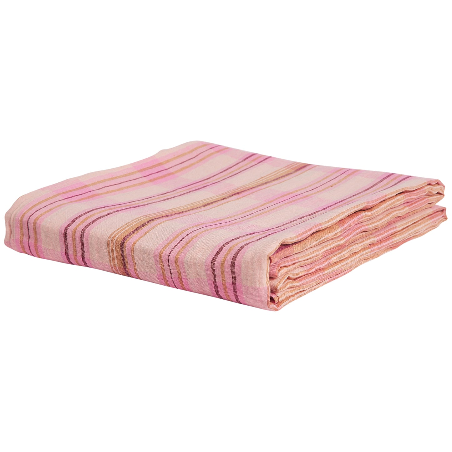 Nicolette Linen Sheets Flat - Poudre