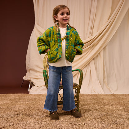 Aneta Kids Quilted Jacket - Juniper