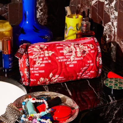 Marta Makeup Bag - Vermillion
