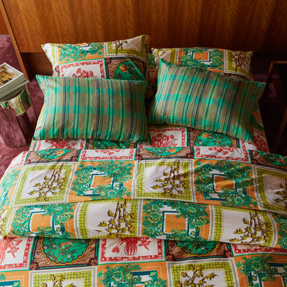 Nicolette Linen Pillowcase Set - Juniper