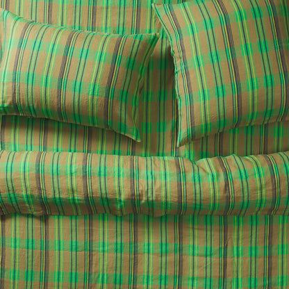 Nicolette Linen Pillowcase Set - Juniper