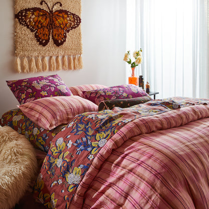 Nicolette Linen Pillowcase Set - Poudre